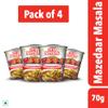 Cup Noodles Nissin Mazedaar Masala | Burst of Mazedaar Masala in Every Bite | Quick, Spicy, & Delicious Meal, 70 g (Pack of 4) view 4
