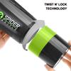 BANTKART Protein Shaker Bottle with 2 Storage Compartments | Leakproof, 100% BPA free Easy to Clean Blender Bottle for Gym (500ml) (Green) view 3