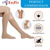 EZYFIT Imported Class II Cotton Compression Stockings Below Knee for Varicose Veins | Varicose Veins Stockings For Men and Women | 22-35 mm/Hg (Medium) view 3