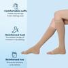 EZYFIT Imported Class II Cotton Compression Stockings Below Knee for Varicose Veins | Varicose Veins Stockings For Men and Women | 22-35 mm/Hg (Medium) view 4