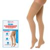 EZYFIT Imported Class II Cotton Compression Stockings Above Knee for Varicose Veins | Varicose Veins Stockings For Men and Women | 22-35mm/Hg (Large) view 1