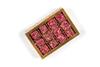 Bharat Baklava Rose Delight ? 12 pcs | Flavoured Sweets Made with Corn Starch & Sugar Syrup | Premium Mithai Gift Box with Rose Petals view 4