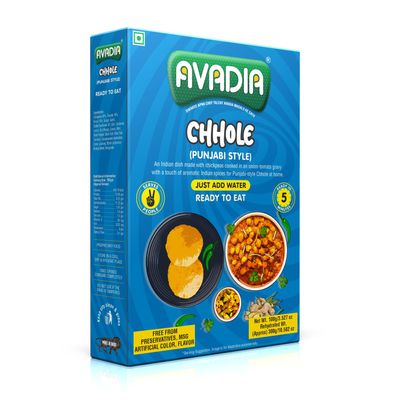 Avadia Chhole - Ready to Eat | Authentic Indian Chickpeas Curry | Quick & Flavorful Meal