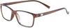 LENS Need Blue Cut Bifocal Reading Glasses For Men & Women Premium Blue Cut Blue Ray Anti Glare UV 420 Square Frame Brwn(Distance (0) Reading +1.00 TO +3.00) (Distance Plano (0) Power/Reading +2.50) view 1