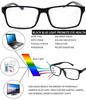 LENS Need Blue Cut Bifocal Reading Glasses For Men & Women Premium Blue Cut Blue Ray Anti Glare UV 420 Square Frame Brwn(Distance (0) Reading +1.00 TO +3.00) (Distance Plano (0) Power/Reading +2.50) view 3