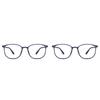 LENSKART BLU | Zero Power Blue Cut Computer Glasses | Anti Glare, Lightweight & Blocks Harmful Rays | UV Protection Specs | Men & Women | Medium | LB E13528 Pack of 2 view 1