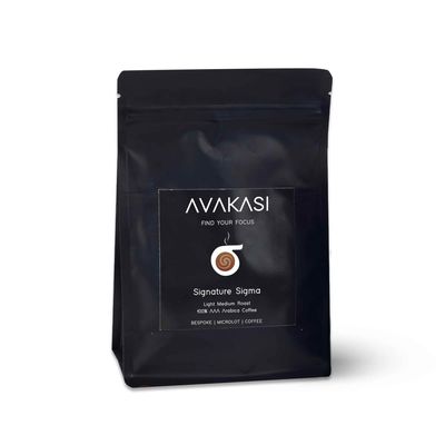 Avakasi Signature Sigma Light Medium Roasted Coffee Pouch - AAA Export Arabica (French Press), 250 gms