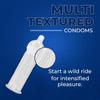 Dasutra Max Pleasure Dotted Condoms For Men | 5 in 1 Multi-Textured Lubricated | Enhanced Pleasure For Both | 3 in Each Pack (Strawberry, Pack of 10) view 3