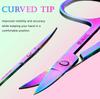 Feelhigh Small Straight Tip Nose Hair Scissor for Grooming, Stainless Steel Multi-Purpose Beauty Grooming Scissors for Facial Hair Removal and Hair Mustache Beard Eyebrows Ear Nose Trimming (3) view 4