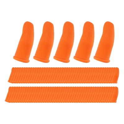 ATORSE 100X Disposable Latex Finger Cots Finger Covers For Jewelry Washing Nail Art