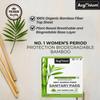Argonium Mint-Bamboo Prime Sanitary Pad For Women | 80 Pads - Medium Flow (XL) |Base Biodegradable Bamboo Pure Cottene, High Absorbent, Day-Night Napkin, Rash-Toxin-Free view 3