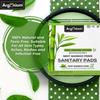 Argonium Mint-Bamboo Prime Sanitary Pad For Women | 80 Pads - Medium Flow (XL) |Base Biodegradable Bamboo Pure Cottene, High Absorbent, Day-Night Napkin, Rash-Toxin-Free view 4
