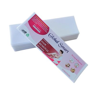 Global Smart Wax Strips for Hair Removal,140 Pcs | Non-Woven Waxing Strips for All Skin | Smooth Waxing Experience | 100 GSM Thickness