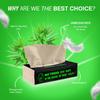Beco Bamboo Facial Tissue Paper Box-Soft Pack | 100 pulls x 12 packs | Super Soft, Skin Friendly & Highly Absorbent Face Tissue Napkins | Car Tissues | 100% Natural & Ecofriendly | 2 ply-1200 Pulls view 3