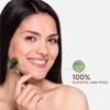 3D Manual Roller Face Body Massager With And Anti Aging Natural Jade Stone Roller Msagger With Gua Sha Tools for Face and Body Massager (3D Roller & Stone) view 2