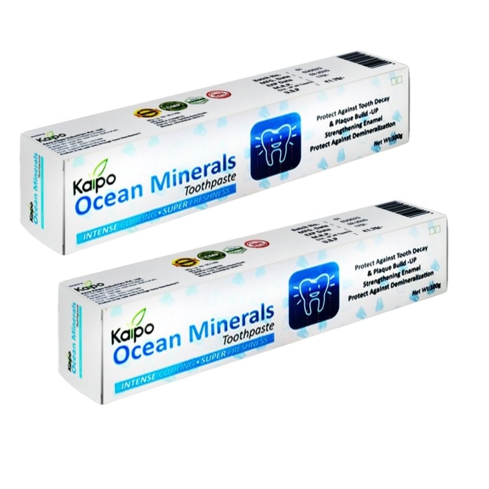 Kaipo Ocean Minerals Toothpaste Make Teeth Whiter and Stronger for Super Fresh Breath (200G)