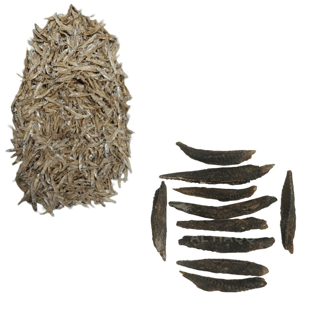 AL-Haqq - Dry White Baits | Podi and Tuna | Maasi (Choora) Combo (200 Grams)