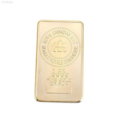 3NH 0FFB Gold Bullion Bar Canada Gold Bullion 1OZ Ornaments Movie Gold-Plated