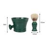 LOOM TREE Shave Soap and Cream Bowl with Shaving Brush for Valentines Day Gifts Father | Personal Care | Shaving, Waxing & Beard Care | Manual Razors | Accessories | Shaving Brushes view 2