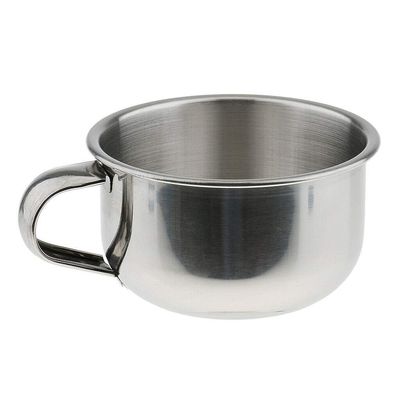 3NH Rust Proof Stainless Steel Men's Barber Shaving Mug Bowl Soap Cup for Brush