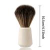 LOOM TREE Shaving Brush Facial Beard Cleaning Beard Shaving Brush for Barbershop Salon White | Personal Care | Shaving, Waxing & Beard Care | Manual Razors | Accessories | Shaving Brushes view 2