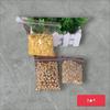 Aziz Gazi Premium Zip lock Pouches, Zip lock Bag For Prasad Bag Storage, Freezer RE-USABLE Zipper Bags, Ziplock Bags For Fridge Storage, Zip lock bags Medium Transparent (3"X 4") (300 Ziplock Pouch) view 3