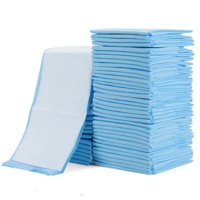 Disposable Absorbency Underpads Waterproof Urine Pads Incontinence Bedding Mat Mattress Sheet Protector for Beds, Furniture, Quilted Sheet for Baby, 60x90cm Polymer (20 Pcs Pack)