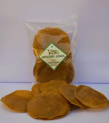 GROCERY JONES Home Made Atta Khichiya | Rajasthan Special Rice Khichiya Papad Indian Snacks | Fryums/Papad/Appalam 200Gm