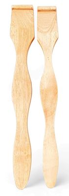 Eco Gree Tongue Cleaner Handmade Neem Wood Tongue Scraper for Fresh Breath Odour Free Mouth Pack of 2