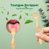 Eco Gree Tongue Cleaner Handmade Neem Wood Tongue Scraper for Fresh Breath Odour Free Mouth Pack of 2 view 3