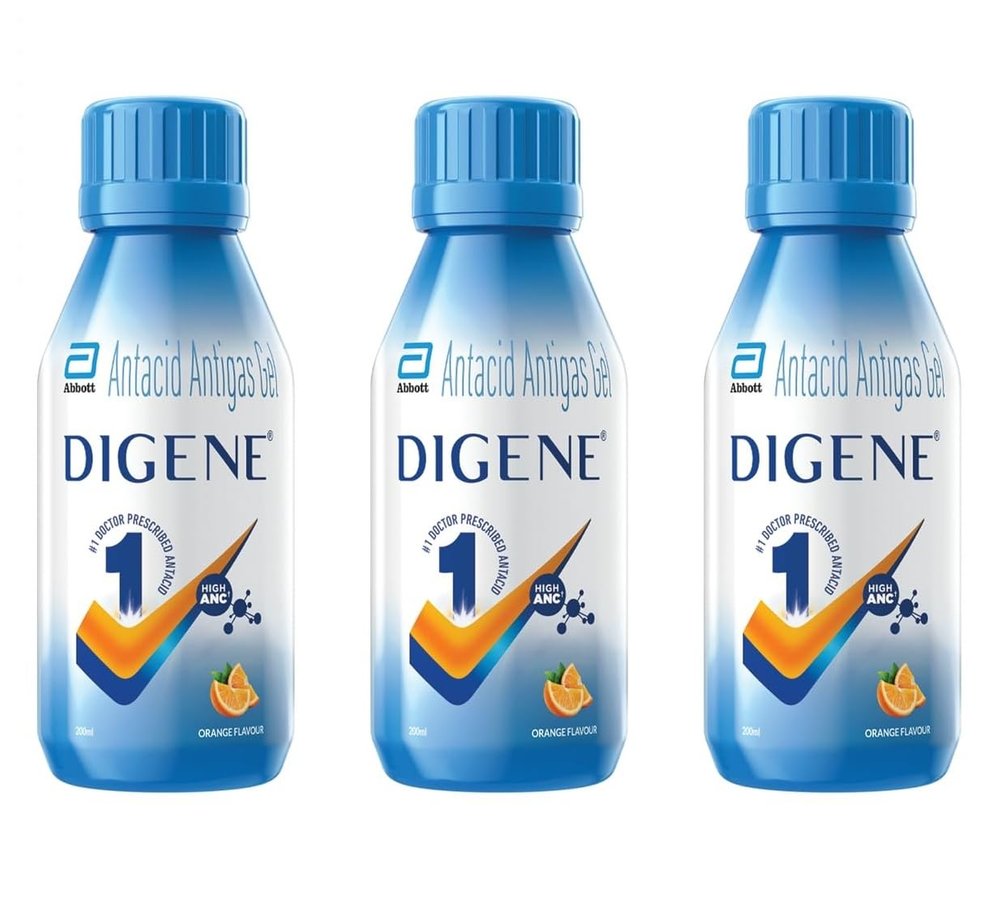 Digene Orange 200ml x Pack of 3