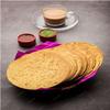 Pooja Creation Khakhra Crispy Roasted Diet Friendly Ready to Eat Gujarati Snack Round Whole Wheat Made With Natural Ingredients Weight 200gm (Jira) view 3