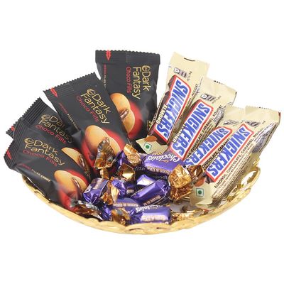 SFU E Com Choco Combo and Dark Fantasy Gift Hamper | Chocolate Gift For Rakhi Birthday, Anniversary, Rakhi, Diwali, Holi | 026