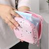 AASAISH Sanitary Napkin Storage Bag, 2Pcs Zipper Menstrual Pad Bag Portable Sanitary Napkin Storage Tampons Holder for Purse First Period Kit for Teen Girls Store Sanitary Pads for Women. view 4