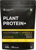Carbamide Forte Plant Protein Powder - Plant Based Protein Powder with Multivitamin, Minerals, Superfoods, Pea Protein, Digestive Enzymes | Plant Protein Powder - Pineapple Masala Flavour - 500g view 1