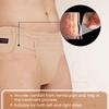 Inguinal Hernia Supporter || MODERATE COMPRESSION || Hook & Loop Closure || Scrotum Support || Gym & Daily Use Supporter || Relieve Pain and Swelling || Stretchable || Cotton-Lycra Fabric || Breathable Cotton-Lycra (Beige, 4XL) view 3