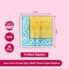 Axon Dine Printed Tissue Paper Napkins 2ply-B 4040cm 50pc x 3 pkt = 150pc view 3