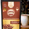 CREVEA Chocoa Hazelnut Healthy Hot Chocolate Powder (20-25 Cups)|Real Hazelnut, Dark Chocolate, Vanilla|No Refined Sugar, Low Calorie|Guilt Free Drinking Chocolate Powder For Milk (200G) view 1