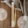 Dr Sim's Bamboo Toothbrush with Charcoal Activated Soft Bristles for Efficient Cleaning & Teeth Whitening | Non-Toxic, Sustainable, Vegan, Anti-Microbial (Pack of 4 for Family, Charcoal Black) view 4