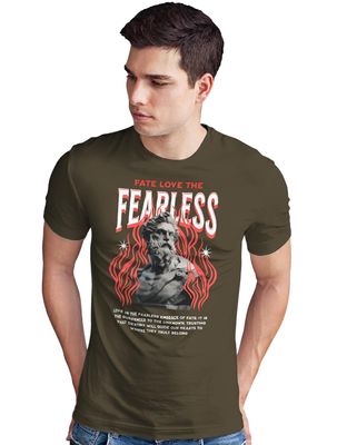 AirDrop Unisex Relaxed Fit Graphic Printed Streetwear T-Shirt 2068 (XX-Large, Olive Green)