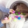 DeoDap Eco-Friendly Reusable Washer Balls, Enhance Machine Cleaning with Tangle-Free Scrubbing Power and Soften Clothes Using Colorful Silicone Dryer Balls, Laundry Washing Balls (pack of 10) view 1