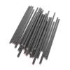 CALANDIS 25pcs Paper Drinking Straws Striped for Birthday Wedding Party Black view 3