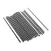 CALANDIS 25pcs Paper Drinking Straws Striped for Birthday Wedding Party Black view 4