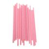 CALANDIS 25pcs Paper Drinking Straws Striped for Birthday Wedding Party Rose red view 1