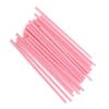 CALANDIS 25pcs Paper Drinking Straws Striped for Birthday Wedding Party Rose red view 2