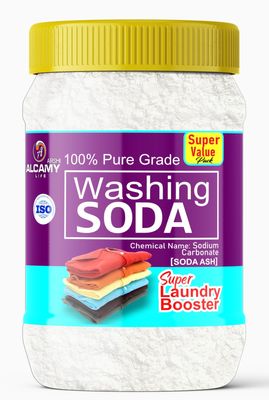 ARSHI A ALCAMY LIFE Washing Soda Powder 850 GM (SUPER VALUE PACK) 100% Pure Laundry Booster Sodium Carbonate (850 GM)