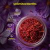 KisaanSay Kashmiri Saffron/Kesar/Keshar, 3gram, Premium Pack - A++ Grade, Saffron for pregnant women, Pooja rituals & Food aroma,baby saffron,saffron original kashmiri view 3