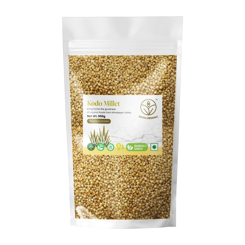 Shiva Organic Unpolished Kodo Millet () - 900 g | High Protein, Gluten Free | Low Calories, Low GI | Sourced organically
