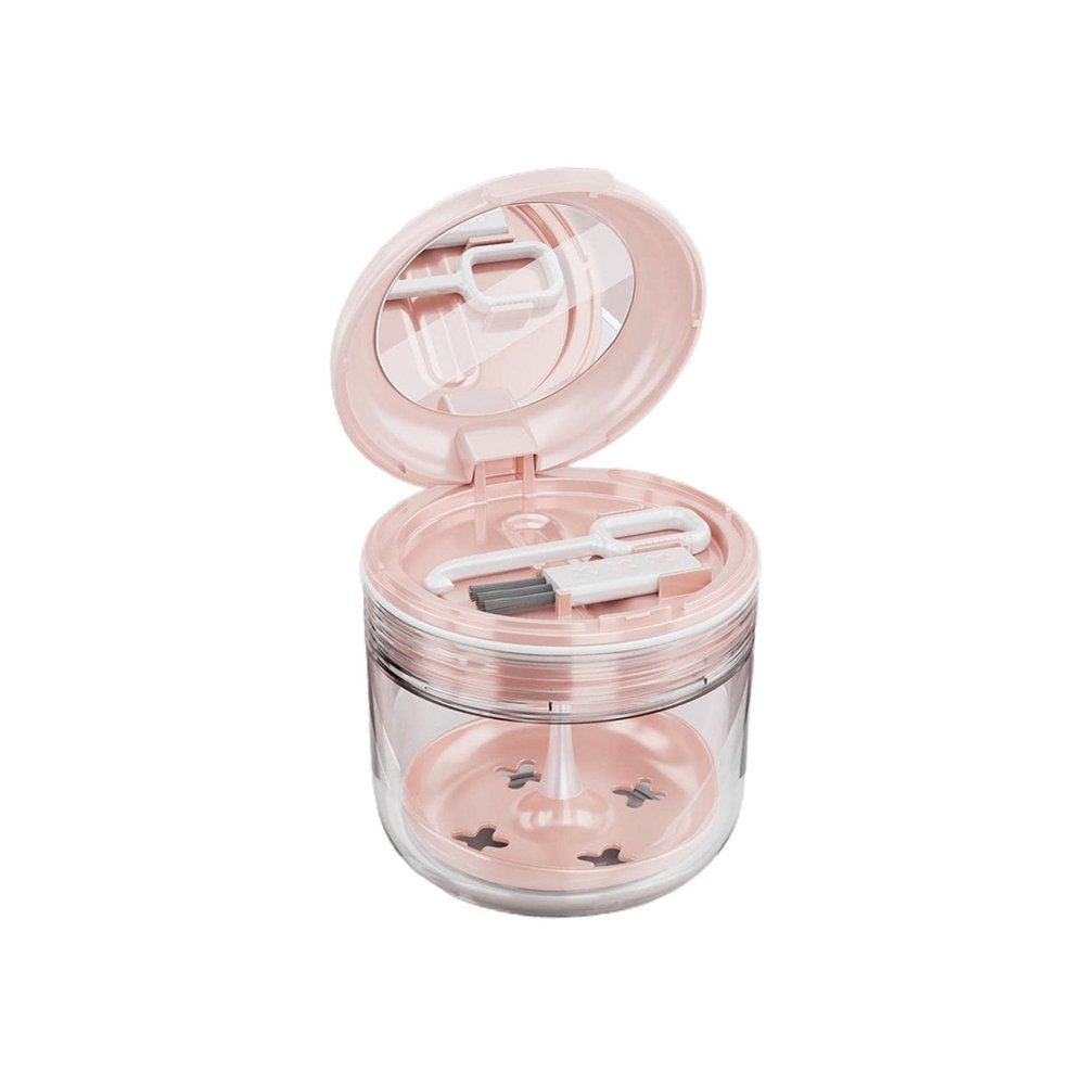 Bnf Denture Case Retainer Case Orthodontic Denture Cup for Dentures Traveling Pink|Health & Beauty | Oral Care | Denture Care