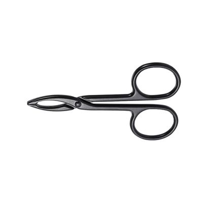 Bnf Eyebrow Tweezers - Contemporary Style - Black - Aluminium Material - Flat Tip - Comfortable Grip - Elegant Design - 8cm x 4.5cm - 1 Count